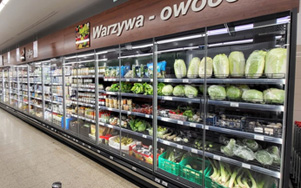 Następny supermarket  wyposażony w urządzenia chłodnicze firm COSTAN i CRIOCABIN.